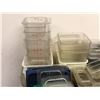 Image 3 : Group of misc hot/cold commercial storage pans, lids, etc...