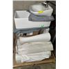 Image 1 : Pallet lot of misc items including - sinks & other misc bathroom equipment
