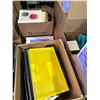 Image 2 : Pallet lot of misc items including - office supplies, binders, keyboard, file folders, etc...