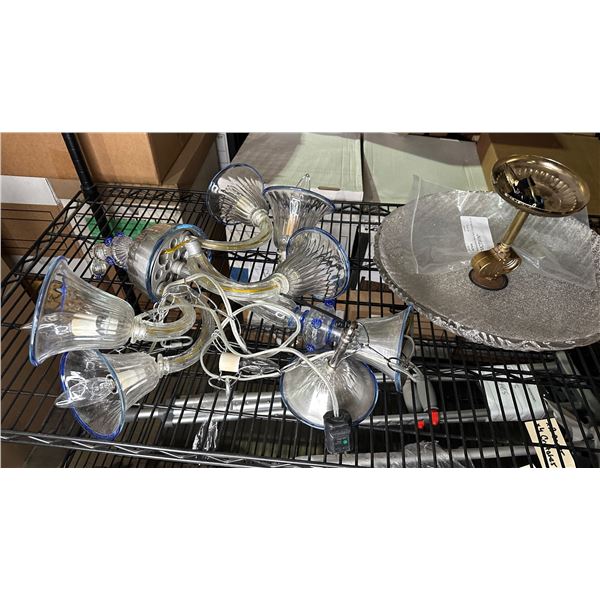 Group of misc light decorative light fixtures (approx. 5 pcs)