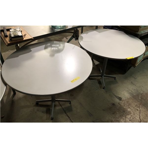Group of 2 tables (3ft DIA x 29in H)
