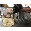 Image 2 : Group of misc items including - purses, hats, shoes, etc...