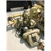 Image 2 : Group of vintage telephones, silverware, pots, glasses, etc...