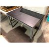 Image 2 : Worktop metal framed table (43in L x 27.5 D x 29.5in H)