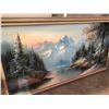 Image 2 : Framed landscape picture (52in L x 28in H)