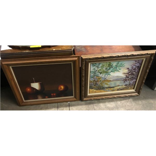 Group of 2 framed pictures