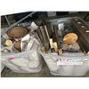 Image 2 : Large group of assorted decorative wooden items - wooden barks/ slates/ shot trays/ glass jars/ misc