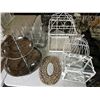 Image 2 : Table top full of assorted wedding decor - bird cages/ candle lanterns/ picture frames etc.