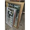 Image 1 : Group of 2 framed wedding designed mirrors