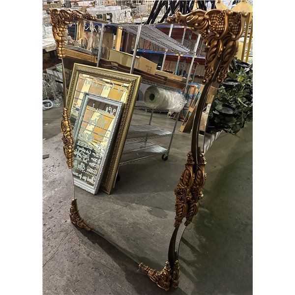 Group of 2 boarders designed mirror approx. 49in H