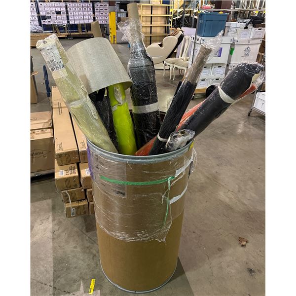 Group of approx. 7 rolls of fabric including - diamond knit, trident air mesh, etc...