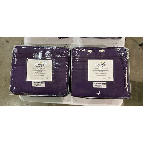 Everyday luxury purity collection king size sheet