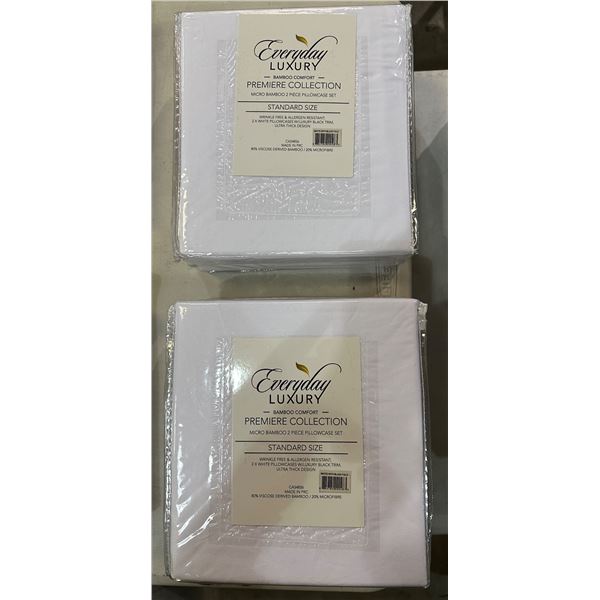 Everyday luxury premier collection micro bamboo 2-piece pillowcase set
