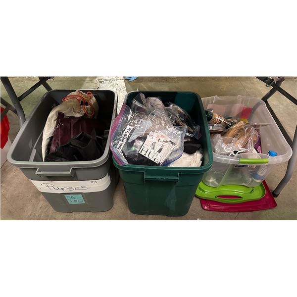 Group lot of misc. items including - shoe support, boot protector, socks, purses, bags, etc...