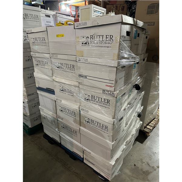 Pallet lot of misc. items including - women's hats, men's black dress socks, women's socks, women's 