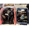 Image 2 : Group of bins including - 3 bins of shoes & 2 bins of misc. clothing