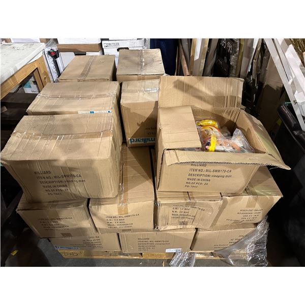 Pallet of sleeping man pool thermometer (24 per box approx. 19 boxes)