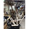 Image 3 : Large bin of decor sticks, tall wood & metal easels, etc...