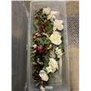 Image 2 : Group of 3 artificial flowers & bins