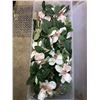 Image 4 : Group of 3 artificial flowers & bins
