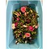Image 2 : Group of 3 bins of artificial flowers & vines