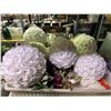 Image 3 : Group of 4 bins of artificial flowers & flower balls