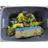 Image 2 : Group of 3 bins of artificial flowers & vines