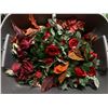 Image 2 : Group of 2 bins of artificial flowers & roses