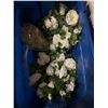 Image 3 : Group of 2 bins of artificial flowers & roses
