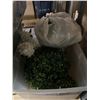 Image 3 : Group of 3 bins of artificial flowers, vines, plants, etc...