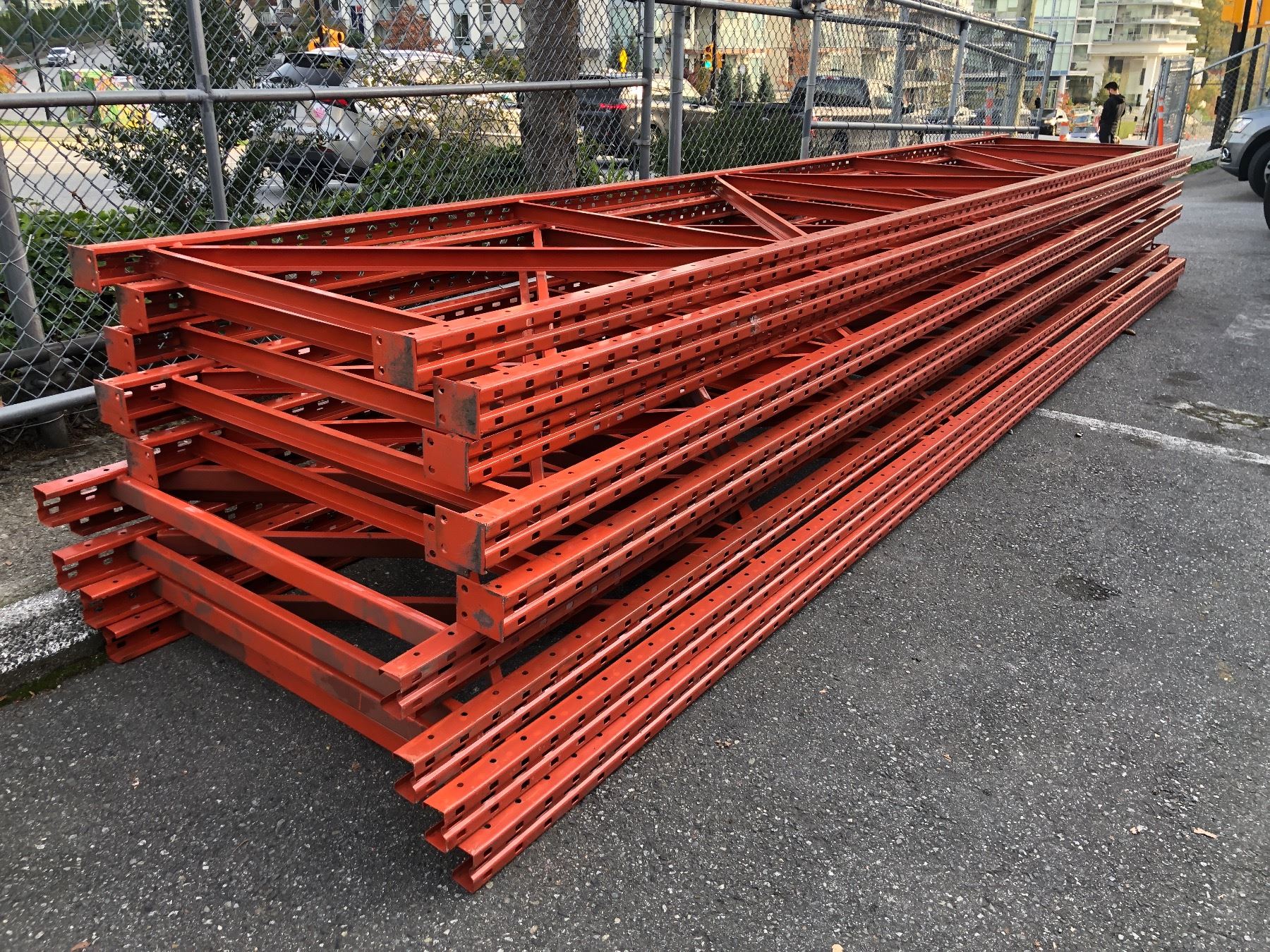 8ft Racking Warehouse pallet racking includes approx. 38 beams 10ft L, 4 beams ...