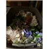 Image 3 : Group of 3 bins of artificial flowers, vines, plants, etc...