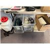 Image 2 : Large group of misc items including - Tamlite industrial lighting, telephone, commercial Duty Manual