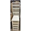 Image 1 : 4 drawer plastic storage bin