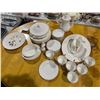 Image 1 : Group high quality white tea set including -  Royal Albert Val Dor cups, pot, plates, tea pot,