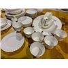 Image 2 : Group high quality white tea set including -  Royal Albert Val Dor cups, pot, plates, tea pot,