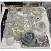 Image 1 : Group of glassware including - cups, bowls, tree plates, etc...