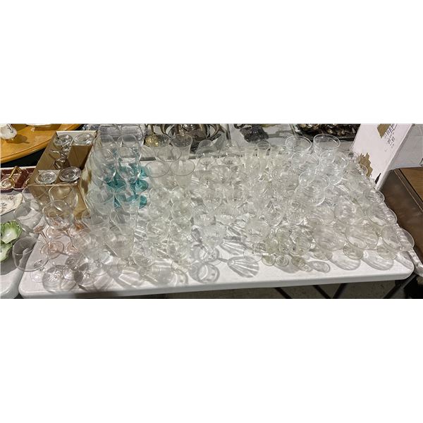 Large group of assorted glassware - various drinking glasses, etc...