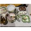 Image 3 : Various tea sets including - tea cup, tea plates, bowls, tea pot, bell, etc...