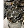 Image 2 : Group of approx. 3 stainless steel pot & 3 Lagostina pots