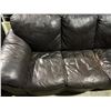 Image 2 : Leather sofa (approx. 7ft L)