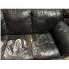 Image 3 : Leather sofa (approx. 7ft L)