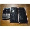 Image 1 : Group of 3 phones 2 Samsung & Blackberry