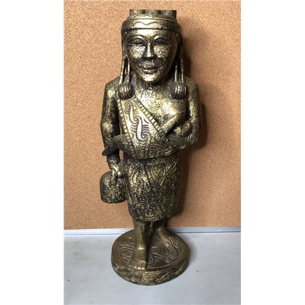 19" tribal decorative statue