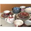Image 2 : Group of assorted decorative Chinese cups / plates & bowls - approx 30 pcs