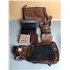 Image 1 : Group of assorted designer wallets & purses - includes Steve Madden wallet / Fossil purse / Lacoste 
