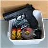 Image 1 : Beretta PX4 Storm .177 Caliber Blowback BB Gun Pistol w/ box of BB gun ammo