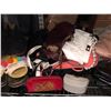 Image 2 : Rack of assorted shoes - approx 49 pairs & group of purses & bags