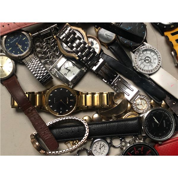 Large group of assorted wristwatches