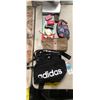 Image 1 : Group of misc items including - Adidas backpack, Guess bag, Coach hand purse, large zippo lighter, e